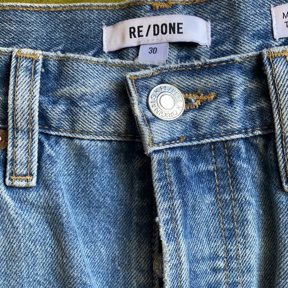 Re/Done 70s Stove Pipe Jeans size 30 - Picture 2 of 6